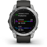 Garmin fēnix 7 - Standardudgave, SmartWatch Sølv