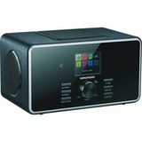 Grundig DTR 6000 X Bærbar Analog & digital Sort, Internetradio Sort, Bærbar, Analog & digital, DAB+, FM, PTY, 8 W, TFT