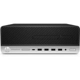 HP ProDesk 600 G5 SFF renoveret, Fuld PC Sort/Sølv