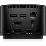 HP Thunderbolt Dock G4 280W renoveret, Docking station Sort