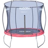 HUDORA Fantastisk Trampolin 250V, Fitnessredskab Sort/Rød