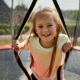 HUDORA Fantastisk Trampolin 250V, Fitnessredskab Sort/Rød