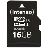 Intenso 16GB microSDHC UHS-I Klasse 10, Hukommelseskort 16 GB, MicroSDHC, Klasse 10, UHS-I, 90 MB/s, Class 1 (U1)