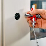 KNIPEX 00 11 06, Topnøgle Sølv/Rød