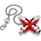 KNIPEX Universalnøgle 00 11 06, Topnøgle Sølv/Rød