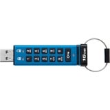 Kingston IronKey 16GB Keypad 200, FIPS 140-3 niveau 3 AES-256 hardwarekrypteret, USB-stik FIPS 140-3 niveau 3 AES-256 hardwarekrypteret, 16 GB, USB Type-A, 3.2 Gen 1 (3.1 Gen 1), 145 MB/s, Muffe, Blå