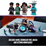 LEGO Marvel Super Heroes Shuris Sunbird, Bygge legetøj Byggesæt, 8 År, Plast, 355 stk, 630 g