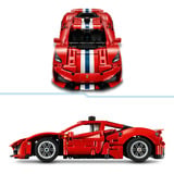 LEGO Technic Ferrari 488 PISTA Bil, Bygge legetøj Byggesæt, 9 År, Plast, 882 stk, 1,11 kg