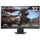 LG 32GS60QX, Gaming Skærm Sort