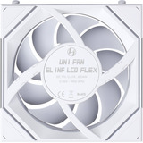 Lian Li UNI FAN SL-INF LCD FLEX 120 Wireless, Sag fan Hvid