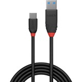 Lindy 36915 USB-kabel USB 3.2 Gen 1 (3.1 Gen 1) 0,5 m USB A USB C 10 Gbit/sek. Sort Sort, 0,5 m, USB A, USB C, USB 3.2 Gen 1 (3.1 Gen 1), 10 Gbit/sek., Sort