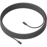 Logitech MeetUp Mic Extension Cable Grafit, Forlængerledning Sort, Grafit, 10 m, Logitech, MeetUp, Expansion Mic for MeetUp, 4,2 mm, 10 x 11,4 x 42,4 mm