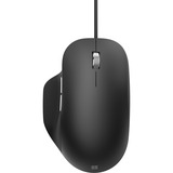 Microsoft Ergonomic mus Højre hånd USB Type-A BlueTrack Sort, Højre hånd, BlueTrack, USB Type-A, Sort