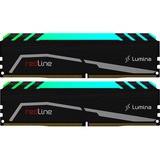 Mushkin Redline Lumina ECC hukommelsesmodul 64 GB 2 x 32 GB DDR4 3600 Mhz Sort, 64 GB, 2 x 32 GB, DDR4, 3600 Mhz