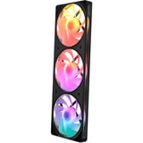NZXT F420 RGB, Sag fan Sort