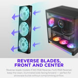 NZXT F420 RGB, Sag fan Sort