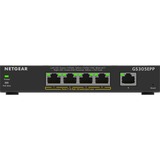 Netgear 5-Port Gigabit Ethernet High-Power PoE+ Plus Switch (GS305EPP) Administreret L2/L3 Gigabit Ethernet (10/100/1000) Strøm over Ethernet (PoE) Sort Sort, Administreret, L2/L3, Gigabit Ethernet (10/100/1000), Fuld duplex, Strøm over Ethernet (PoE)