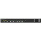 Netgear M4250-10G2XF-PoE++ Administreret L2/L3 Gigabit Ethernet (10/100/1000) Strøm over Ethernet (PoE) 1U Sort, Switch Administreret, L2/L3, Gigabit Ethernet (10/100/1000), Strøm over Ethernet (PoE), Stativ-montering, 1U