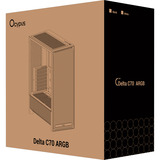 Ocypus Delta-C70-BKG400XX-GL, Towerkabinet Sort