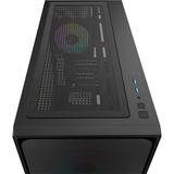 Ocypus Delta-C70-BKG400XX-GL, Towerkabinet Sort
