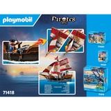 PLAYMOBIL Pirates Lille Piratskib, Bygge legetøj 