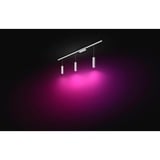 Philips Hue Perifo aflangt lysskinnesæt til loftsmontering (3 pendler), Lampe Hvid, Philips Hue White and Color ambiance Perifo aflangt lysskinnesæt til loftsmontering (3 pendler), Intelligent affjedringslys, Bluetooth, Hvid, Integreret LED, Metal, Syntetisk, Ikke-udskiftelig pære(r)