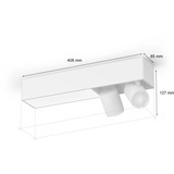 Philips Hue White & Color Ambiance Centris 2-pak loftspot, LED lys Hvid