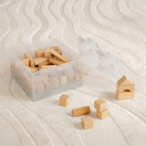 Room Copenhagen LEGO Opbevaringsklods 4 Toplåg Glitter, Opbevaringsboks gennemsigtig