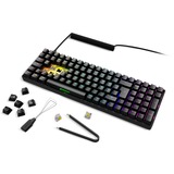 Sharkoon SKILLER SGK50 S2, Gaming-tastatur Sort, DE-layout, Gateron Yellow