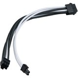SilverStone PCIe forlængerledning SST-PP07E-PCIBW, Kabel Sort/Hvid