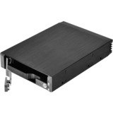 SilverStone SST-FS202B drevkabinet 2.5" HDD/SSD kabinet Sort, Indramning Sort, 2.5", SAS, SATA, SATA, HDD/SSD kabinet, Sort, Aluminium
