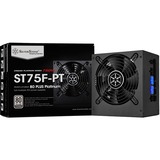 SilverStone SST-ST75F-PT v1.1, PC strømforsyning Sort