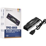 SilverStone SST-TP03-ARGB, Køleplade Sort