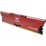 Team Group VULCAN Z hukommelsesmodul 16 GB 2 x 8 GB DDR4 3200 Mhz Rød, 16 GB, 2 x 8 GB, DDR4, 3200 Mhz, 288-pin DIMM
