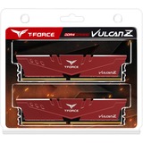 Team Group VULCAN Z hukommelsesmodul 16 GB 2 x 8 GB DDR4 3200 Mhz Rød, 16 GB, 2 x 8 GB, DDR4, 3200 Mhz, 288-pin DIMM