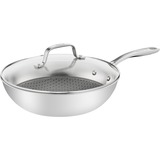 Tefal Eternal Mesh Wok/Stirfry pande Rund, Stegepande rustfrit stål, Rund, Wok/Stirfry pande, Rustfrit stål, Rustfrit stål, 250 °C, Aluminium, Rustfrit stål