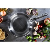 Tefal Eternal Mesh Wok/Stirfry pande Rund, Stegepande rustfrit stål, Rund, Wok/Stirfry pande, Rustfrit stål, Rustfrit stål, 250 °C, Aluminium, Rustfrit stål