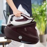 Tefal Pro Express Ultimate II GV9721 1,2 L Durilium AirGlide Autoclean soleplate Rød, Hvid, Damp strygejern station mørk rød/Hvid, 600 g/min, Durilium AirGlide Autoclean soleplate, 7,9 bar, 1,2 L, 170 g/min, Rød, Hvid