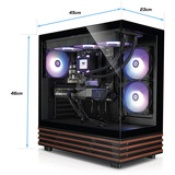 Thermaltake PC-000112-DE, Gaming PC Sort/gennemsigtig