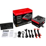 Thermaltake SPG-600DH2CCB enhed til strømforsyning 600 W 24-pin ATX ATX Sort, Rød, PC strømforsyning Sort, 600 W, 100 - 240 V, 720 W, 47 - 63 Hz, 9 A, Aktiv