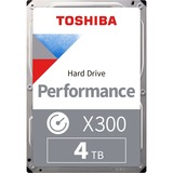 Toshiba X300 3.5" 4000 GB Serial ATA III, Harddisk 3.5", 4000 GB, 7200 rpm, Bulk