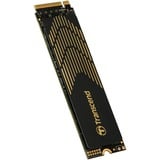 Transcend 240S M.2 1000 GB PCI Express 4.0 3D NAND NVMe, Solid state-drev Sort/Guld, 1000 GB, M.2