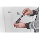 Wiha Skruetrækker med bitmagasin PocketMax magnetisk Sort/Rød