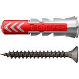 fischer DuoPower-pløk 6x30 S, Dyvel Lys grå/Rød