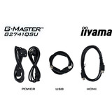 iiyama G-MASTER G2741QSU-B1 computerskærm 68,6 cm (27") 2560 x 1440 pixel 4K Ultra HD QLED Sort, Gaming Skærm Sort (mat), 68,6 cm (27"), 2560 x 1440 pixel, 4K Ultra HD, QLED, 1 ms, Sort