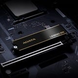 ADATA LEGEND 900 512 GB M.2 PCI Express 4.0 NVMe 3D NAND, Solid state-drev Sort/Guld, 512 GB, M.2, 7000 MB/s