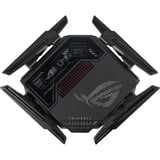 ASUS ROG Rapture GT-BE98 trådløs router 10 Gigabit Ethernet Quad-band (2.4 GHz / 5 GHz-1 / 5 GHz-2 / 6 GHz) Sort Wi-Fi 7 (802.11be), Quad-band (2.4 GHz / 5 GHz-1 / 5 GHz-2 / 6 GHz), Ethernet LAN, Sort, Bordplade router