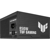ASUS TUF-GAMING-850P, PC strømforsyning Sort