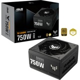 ASUS TUF Gaming 750W Gold, PC strømforsyning Sort