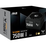 ASUS TUF Gaming 750W Gold, PC strømforsyning Sort